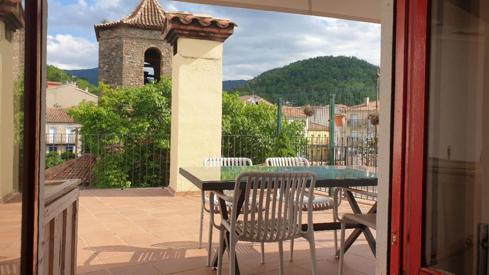 Casa Lola - Terraza Panoramica En El Centro Del Pueblo Appartement Sant Joan de les Abadesses Buitenkant foto